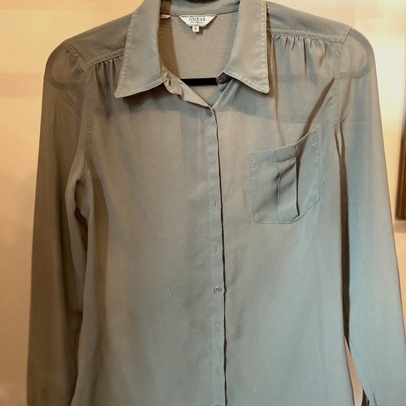 Sheer Guess Blouse - Picture 1 of 2